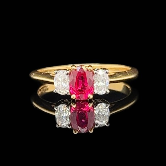 TIFFANY & CO. Ruby and Diamond Ring